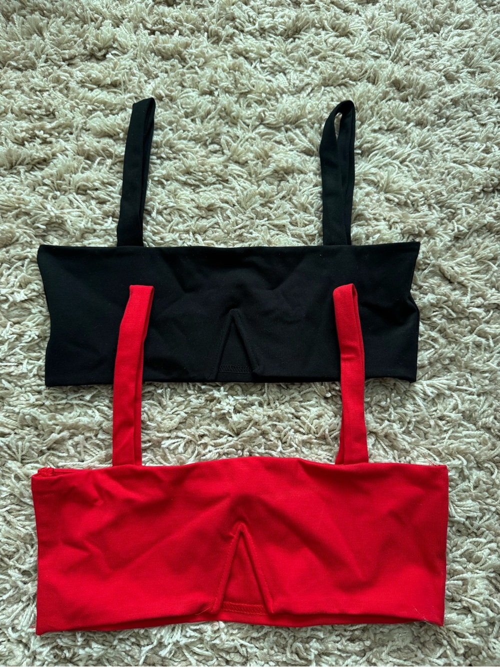 EDIKTED TANK DUO red and black medium